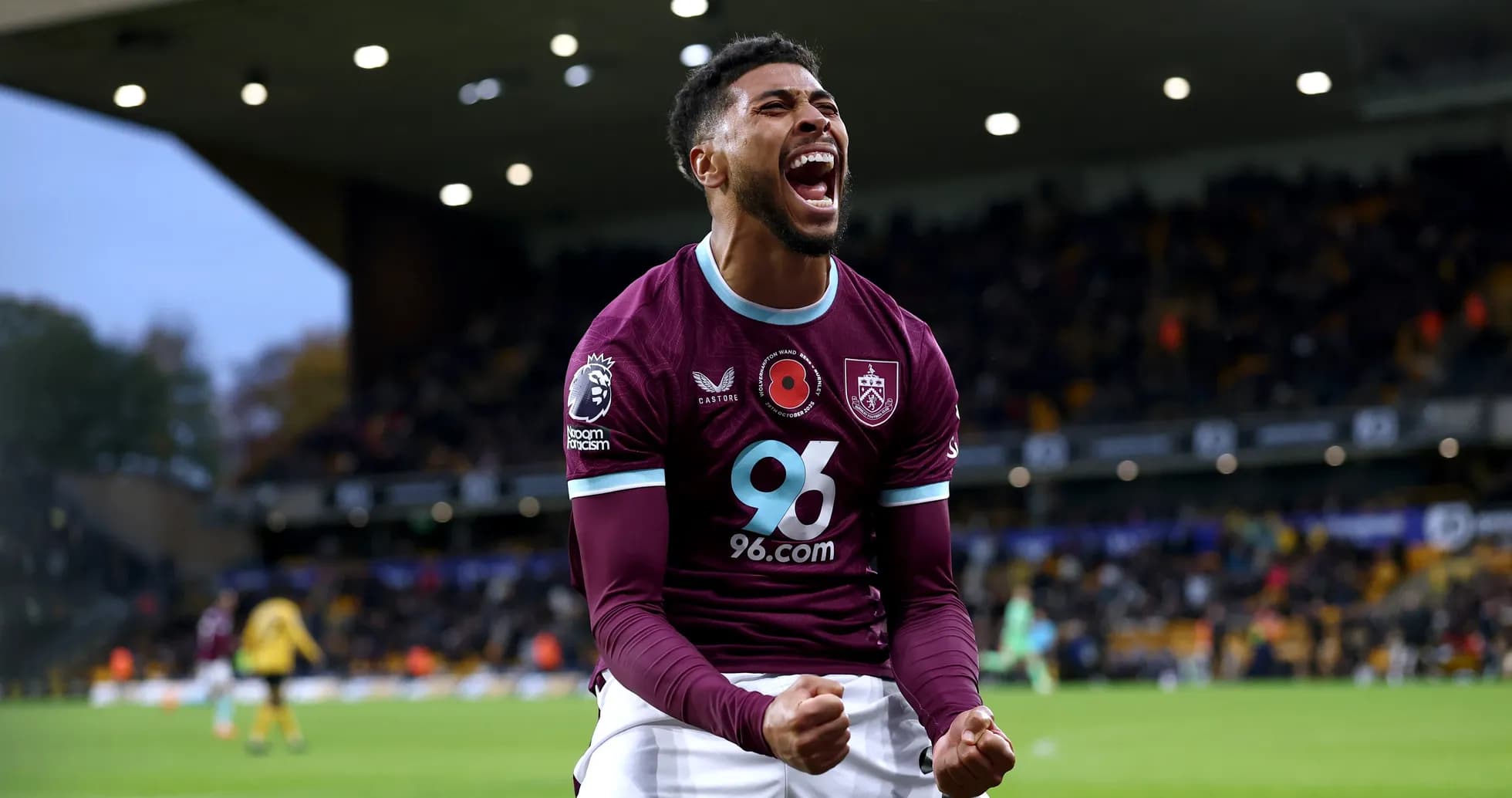 Jugador de Burnley celebrando un gol