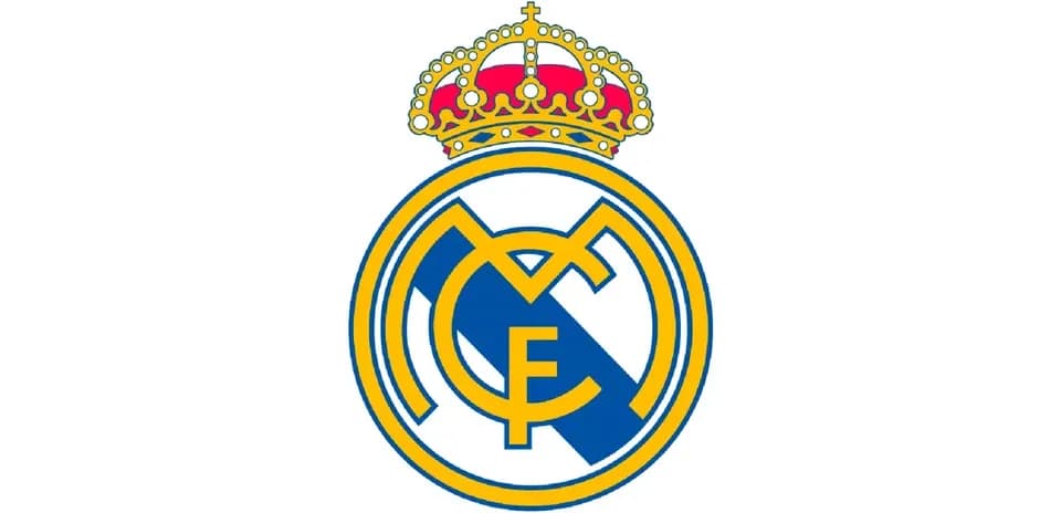 Logotipo del Real Madrid con corona en la cima