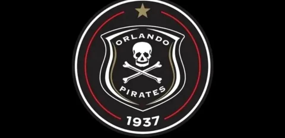 Logo de Orlando Pirates con calavera y huesos cruzados