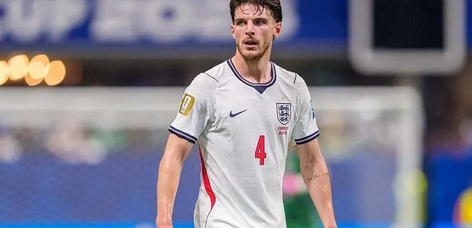 Jugador de Inglaterra en acción durante un partido
