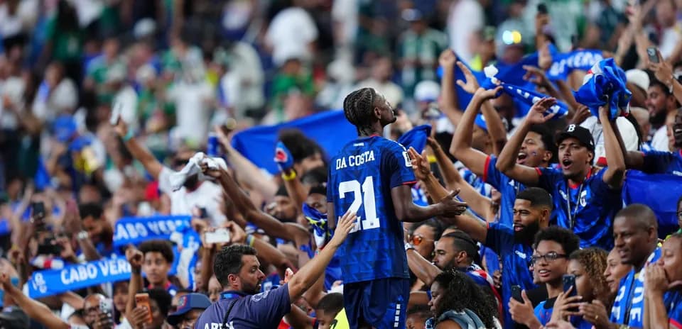 Celebración de aficionados de Cabo Verde