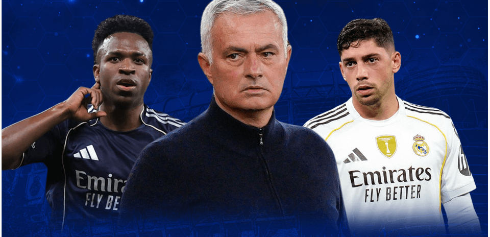 Jugadores de Real Madrid y José Mourinho en imagen