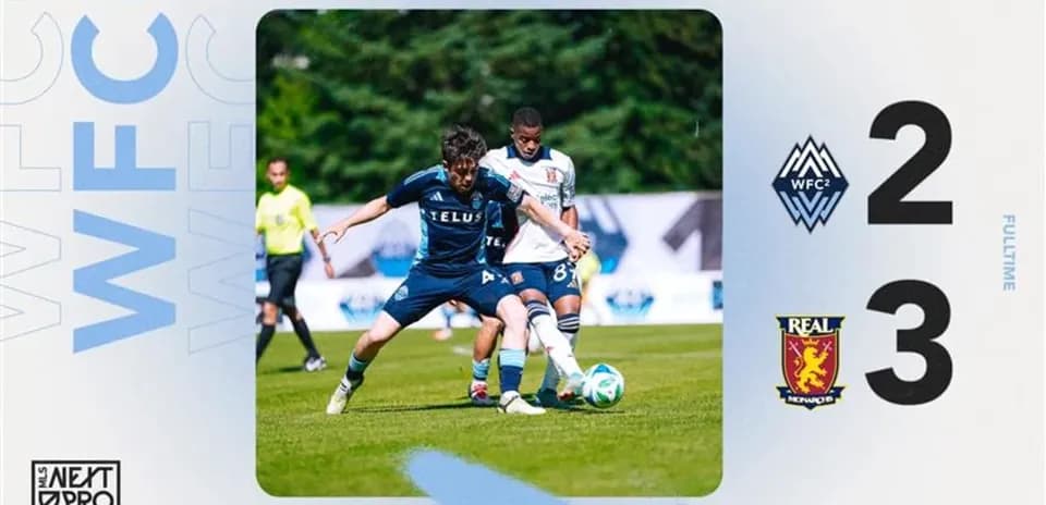 Jugador de Vancouver Whitecaps II en acción
