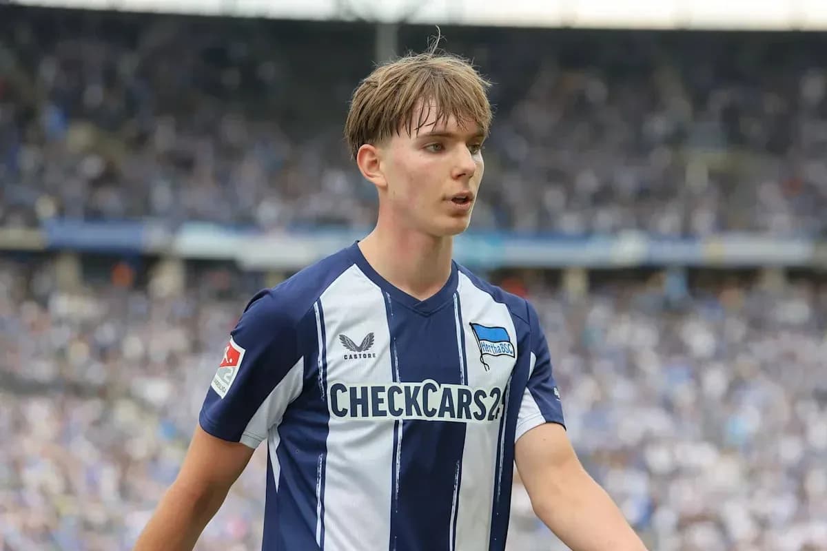 Jugador de Hertha BSC en el campo durante un partido