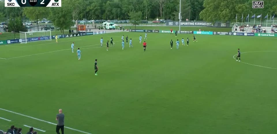 Partido entre Austin II y Sporting KC II
