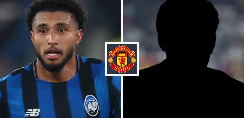 Jugador de Atalanta en acción con logo de Manchester United