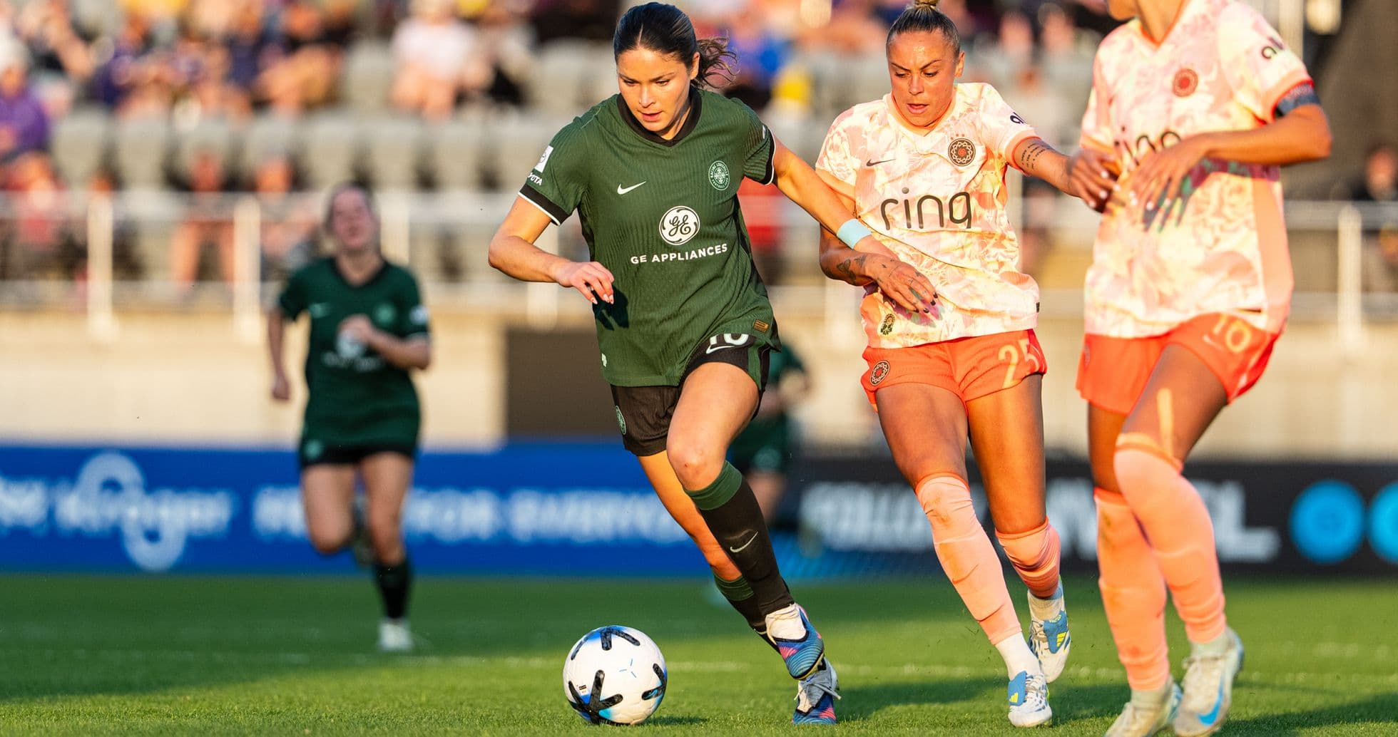 Jugadora del Utah Royals W en acción