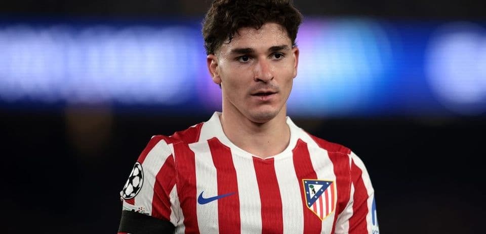 Jugador de Atlético de Madrid en el campo
