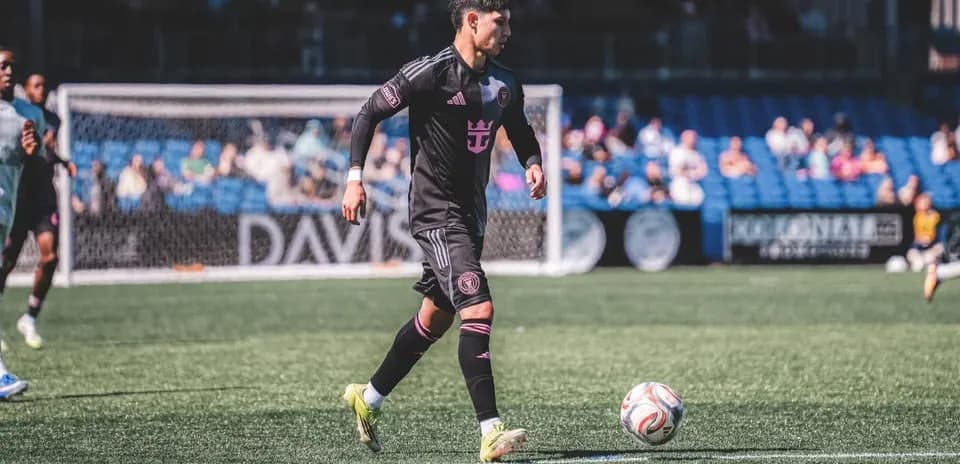 Jugador de Inter Miami II en el campo