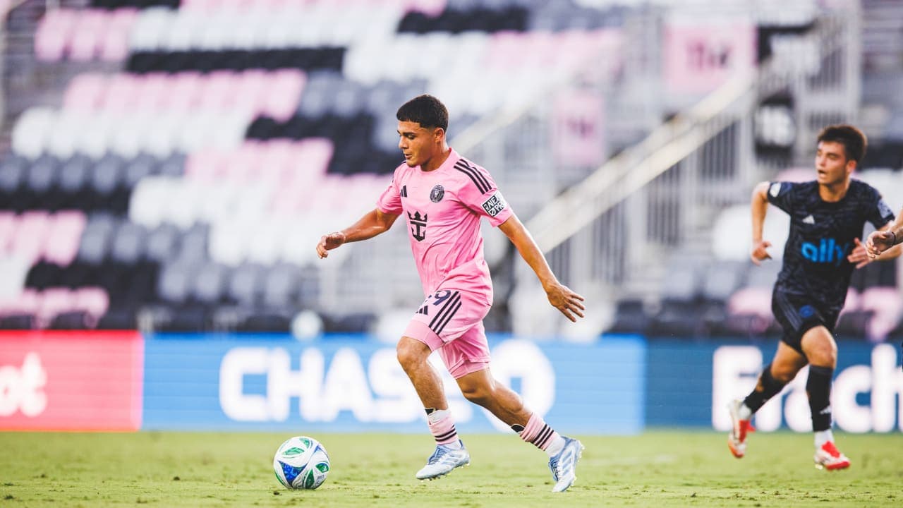 Jugador de Inter Miami II en acción