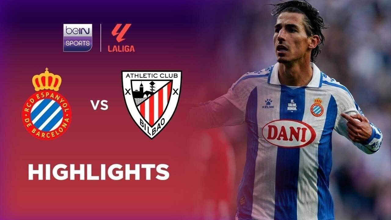 Match highlight moment between Espanyol and Athletic Club.