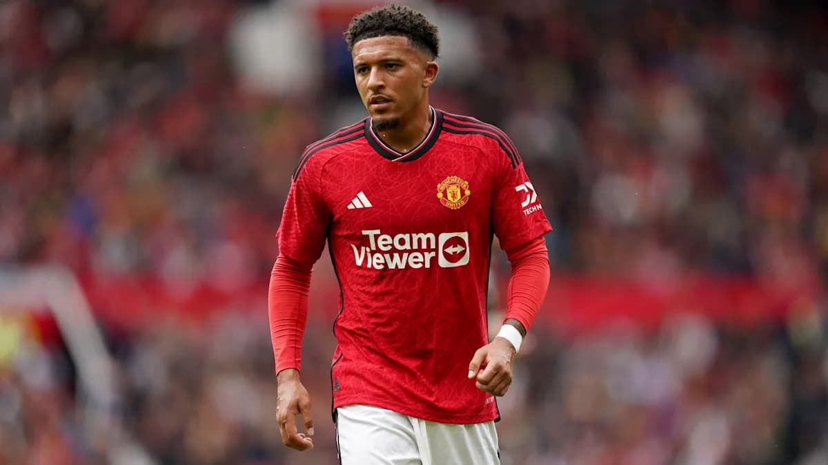 Jugador de Manchester United en el campo