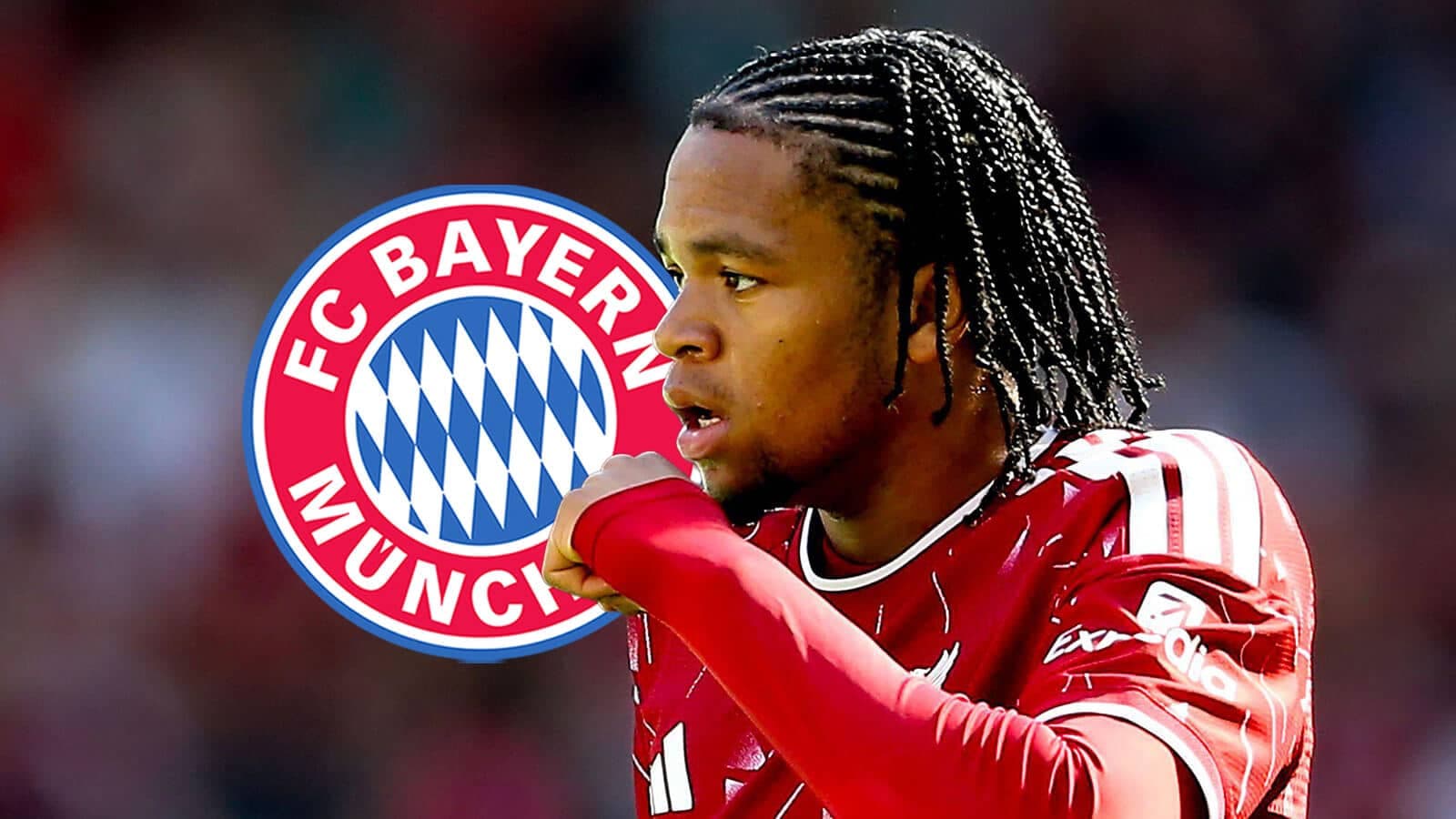 Jugador de Bayern Múnich celebrando un gol