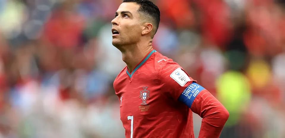 Cristiano Ronaldo en partido con selección de Portugal