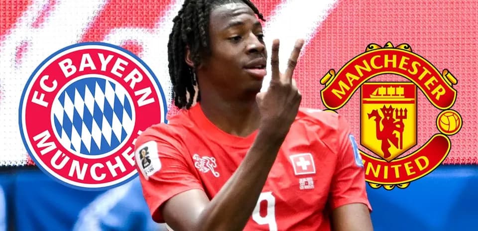 Jugador suizo mostrando el número dos con la mano
