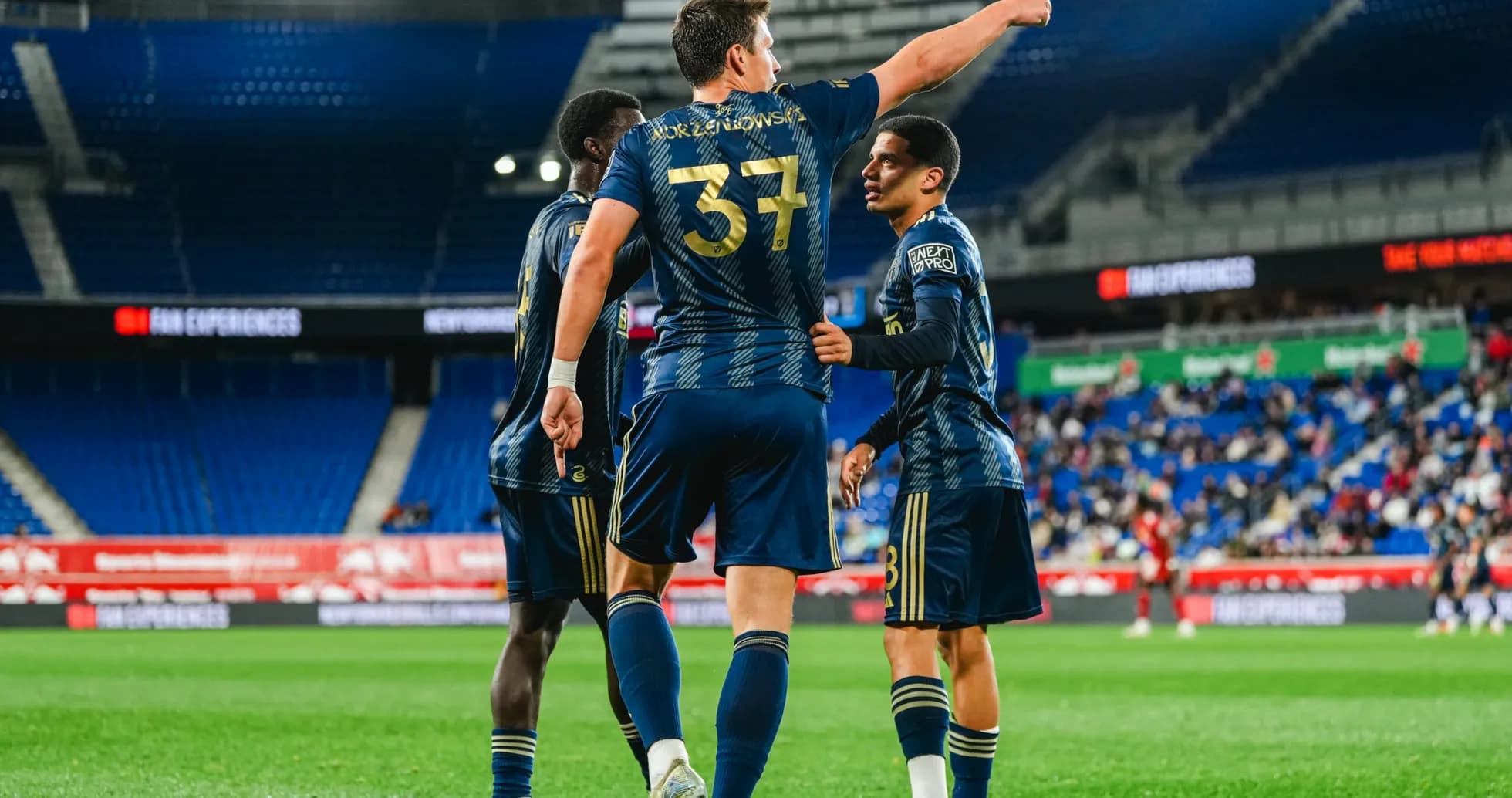 Celebración de jugadores del Philadelphia Union II