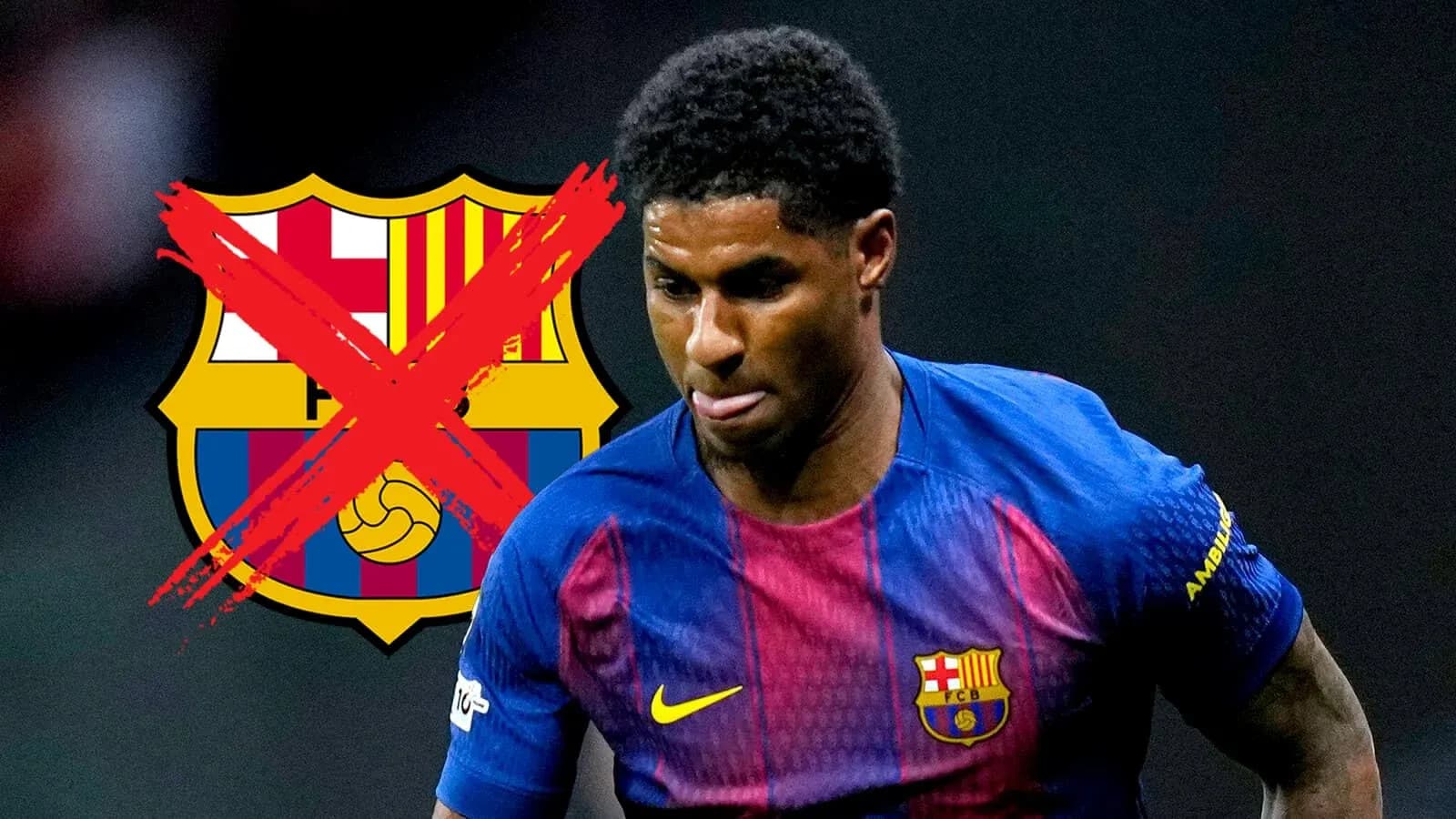 Jugador corriendo con camiseta del FC Barcelona