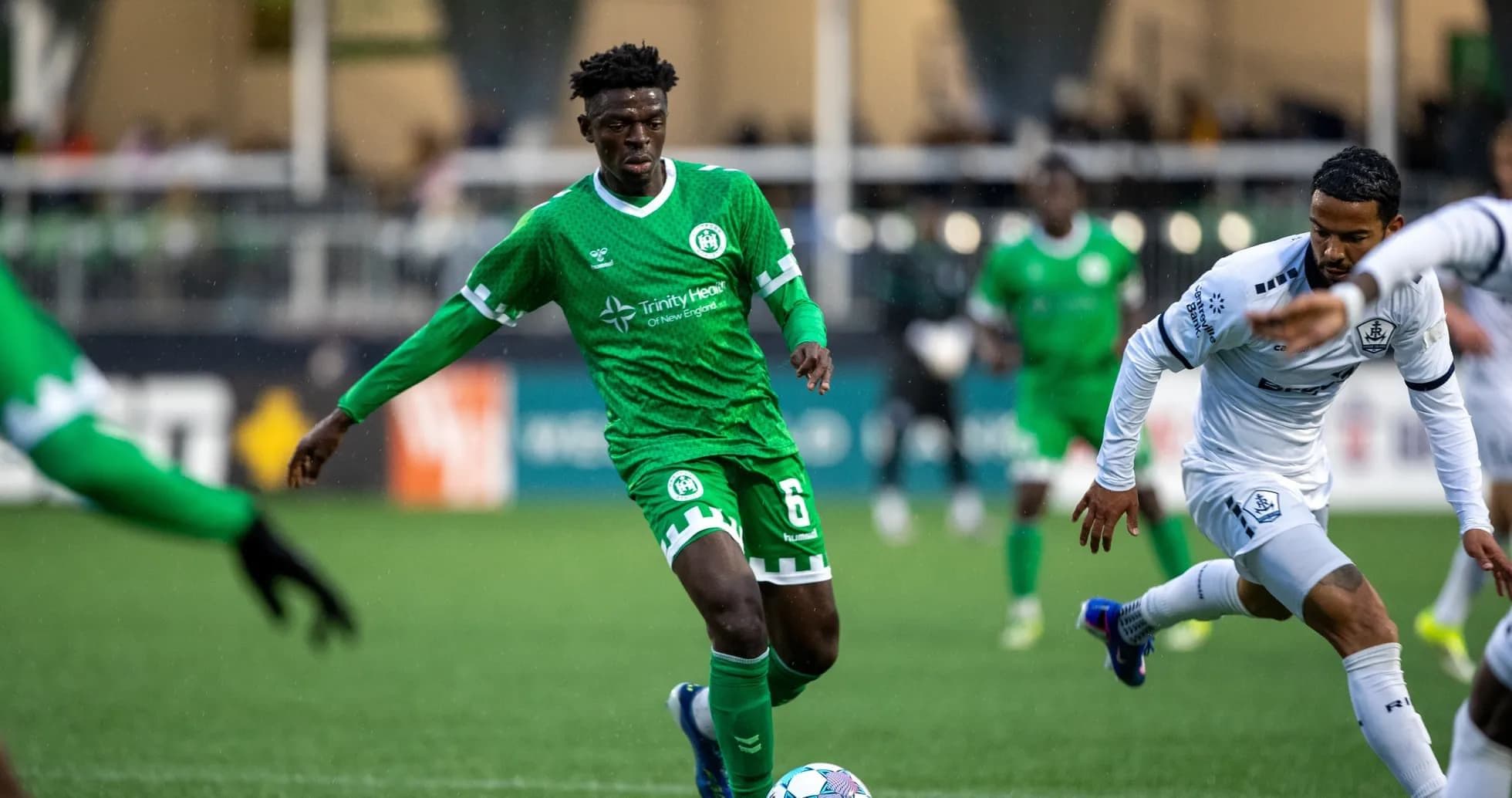 Jugador del NY Cosmos durante el partido