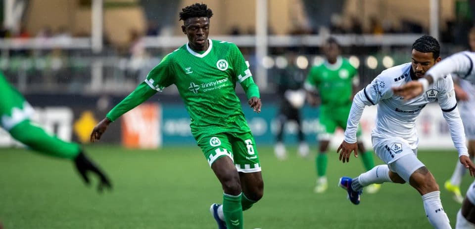 Jugador del NY Cosmos durante el partido