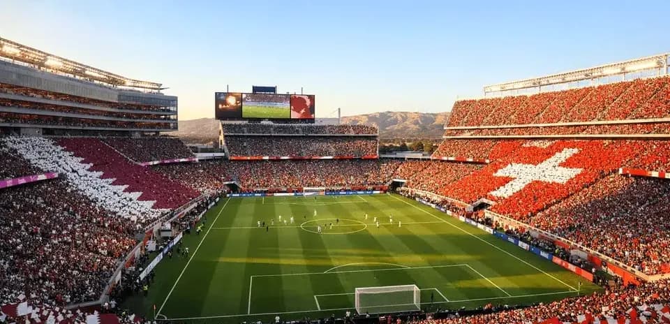 Estadio lleno para Qatar contra Suiza