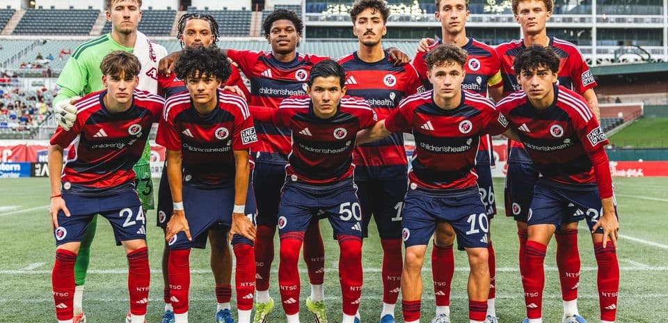 Equipo de North Texas posando para la foto