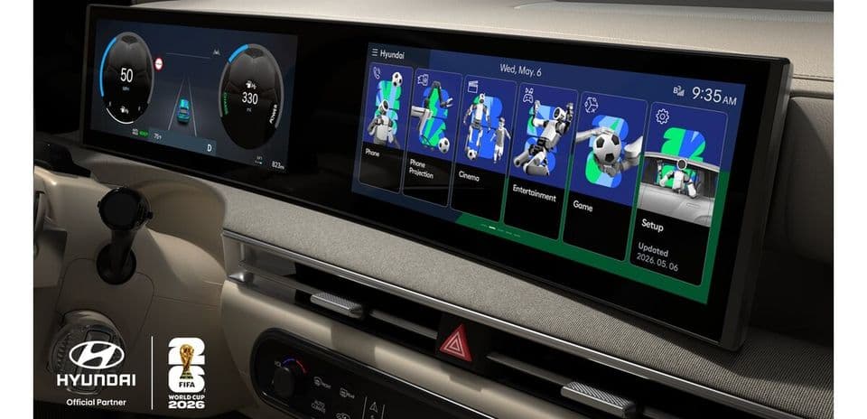 Pantalla del tablero de un automóvil con aplicaciones