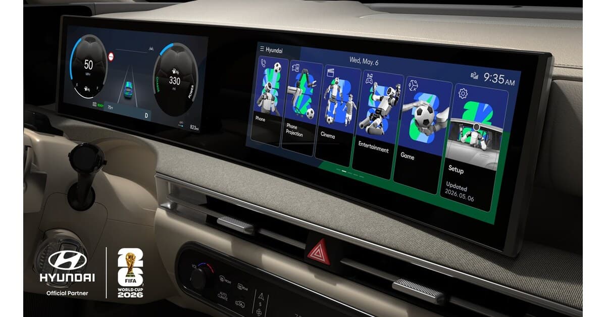 Pantalla del tablero de un automóvil con aplicaciones
