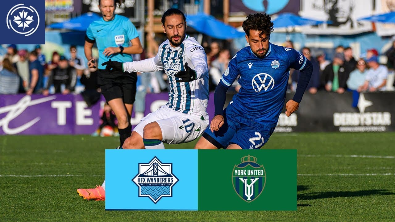 HFX Wanderers FC contra York United en el partido HFX Wanderers FC contra York United en el partido