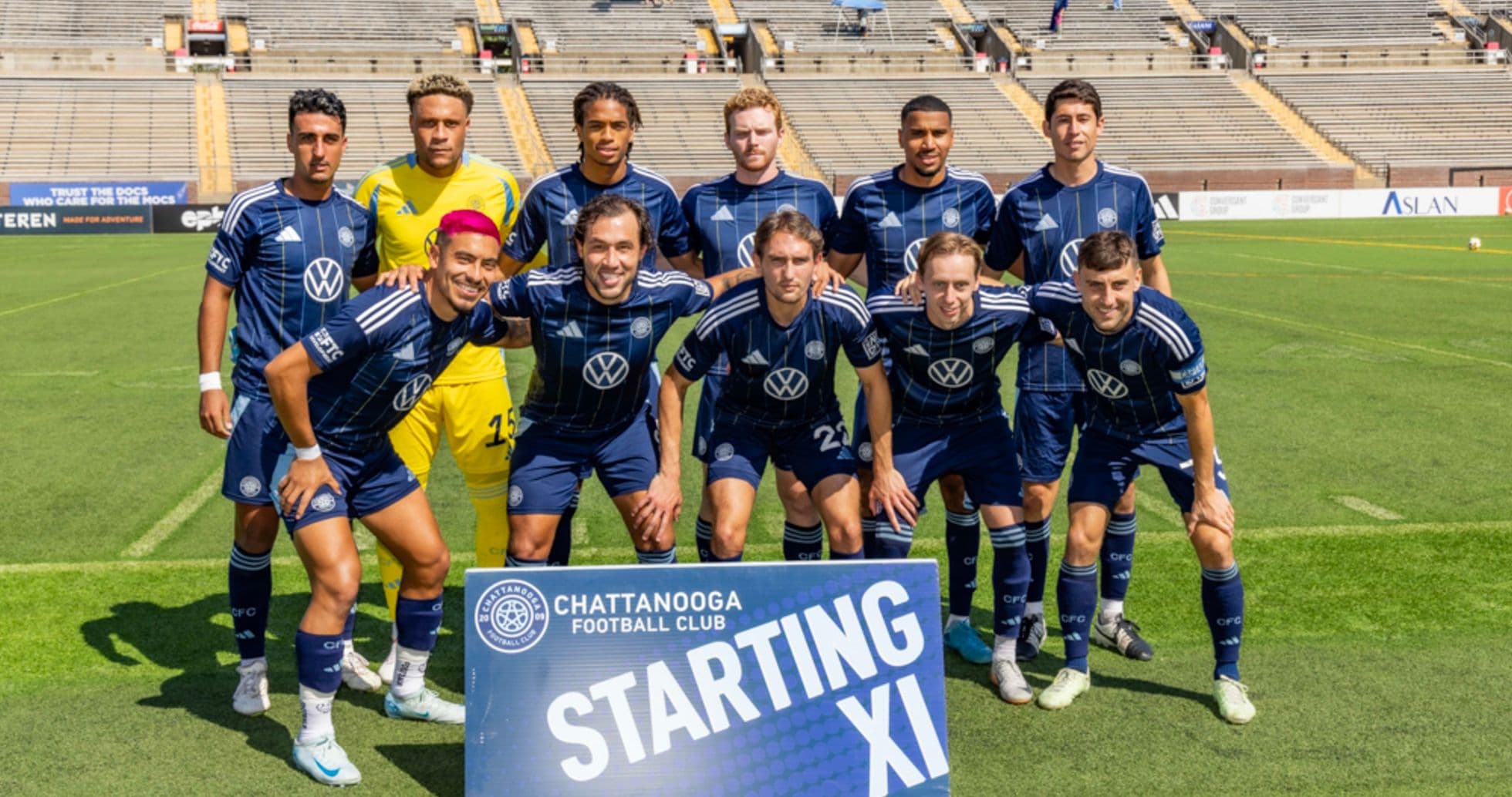 Once titular del Chattanooga Football Club Once titular del Chattanooga Football Club