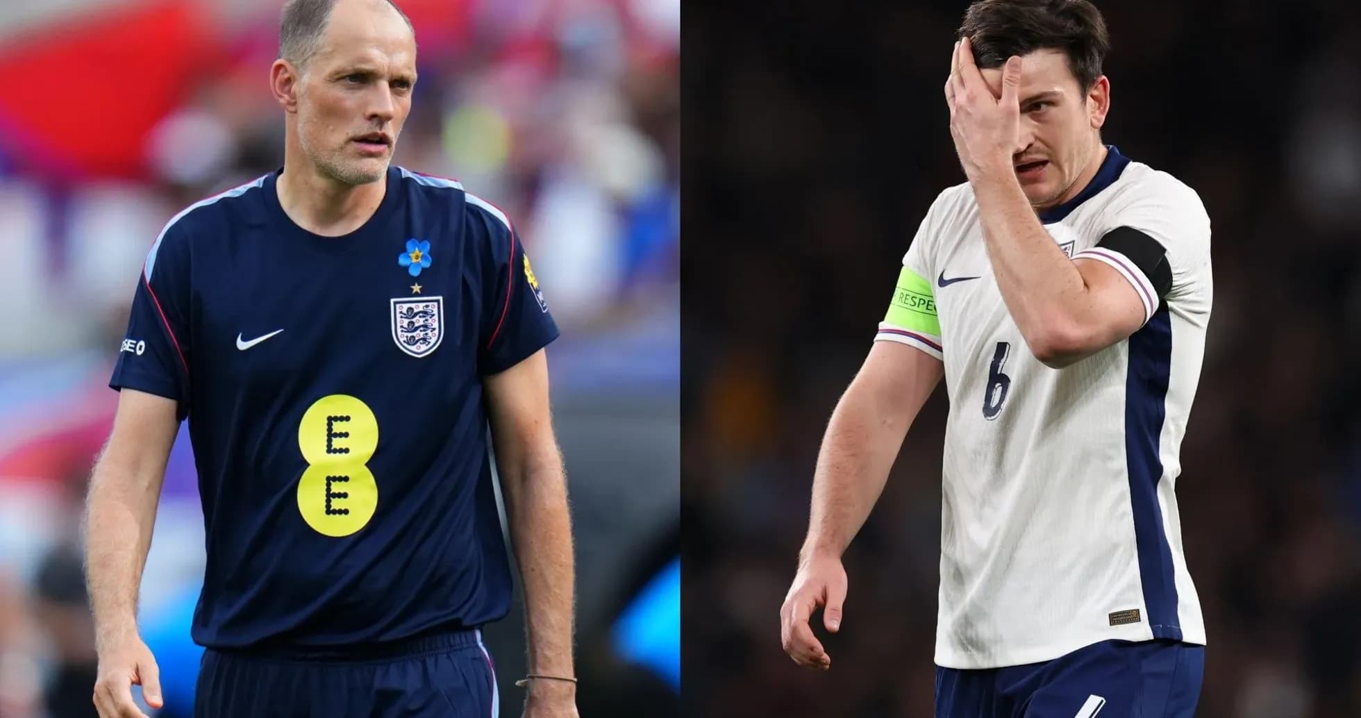 Entrenador y capitán de Inglaterra durante un partido Entrenador y capitán de Inglaterra durante un partido