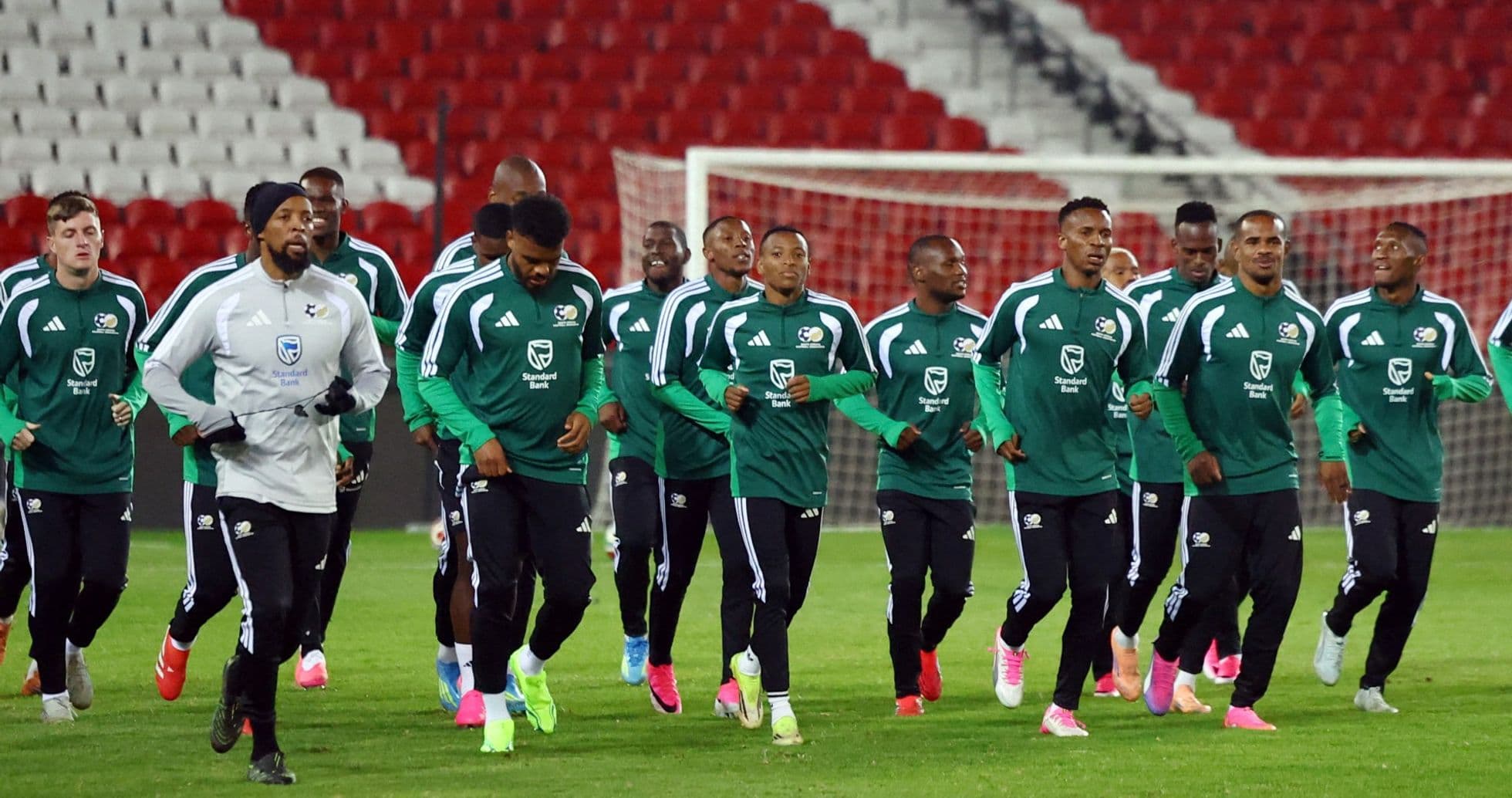 Equipo de Sudáfrica entrenando para el Mundial Equipo de Sudáfrica entrenando para el Mundial